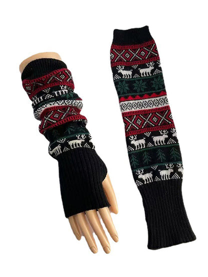 New Fashion Casual Keep Warm Printed Arm Warmers Accessories-Homeundewear