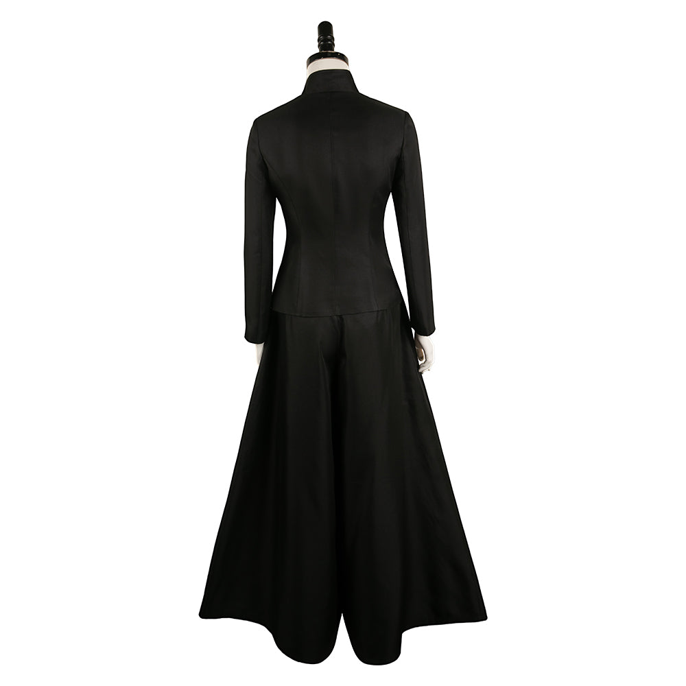 Free Shipping For_eetlejuice 2024 Movie Lydia Deetz Women Black Dress Party Carnival Halloween Cosplay Costume