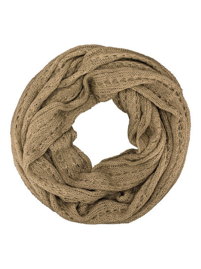 Lacey Knit Infinity Scarf