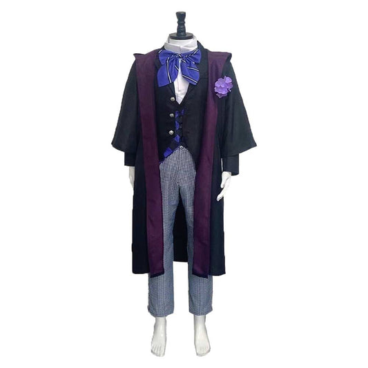 Free Shipping For_lack Butler Season 4: Public School Arc Anime Violet Gregory  Black Outfit Party Carnival Halloween Cosplay Costume