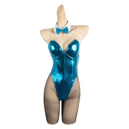 Free Shipping For_lue Archive The Animation Anime Ichinose Asuna Women Blue Bunny Girl Sexy Jumpsuit Cosplay Costume