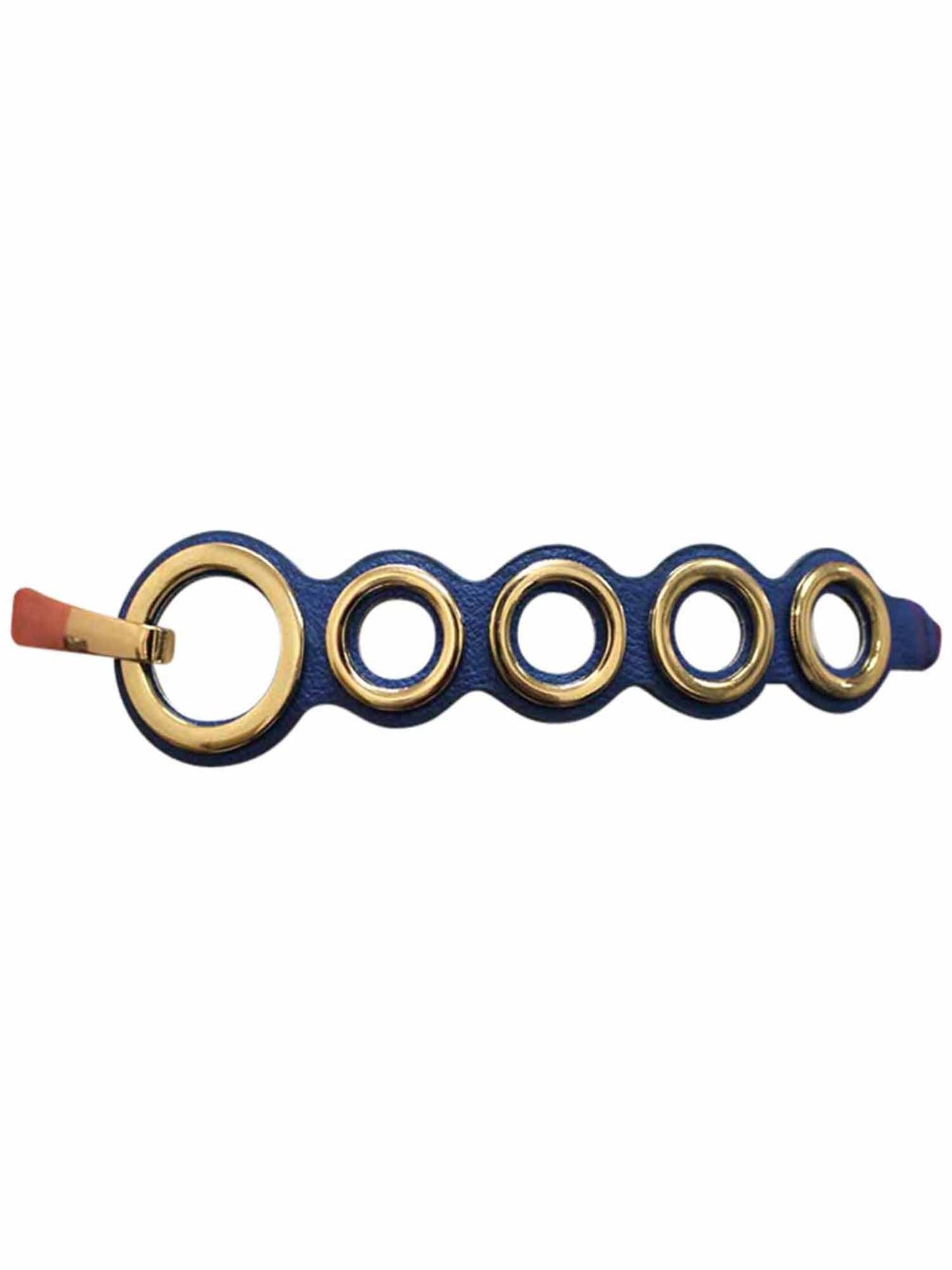 Circle Fashion Belt With Gold Hardware