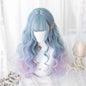 Free Shipping For Hivava Gradient Harajuku Lolita Long Curl Wig