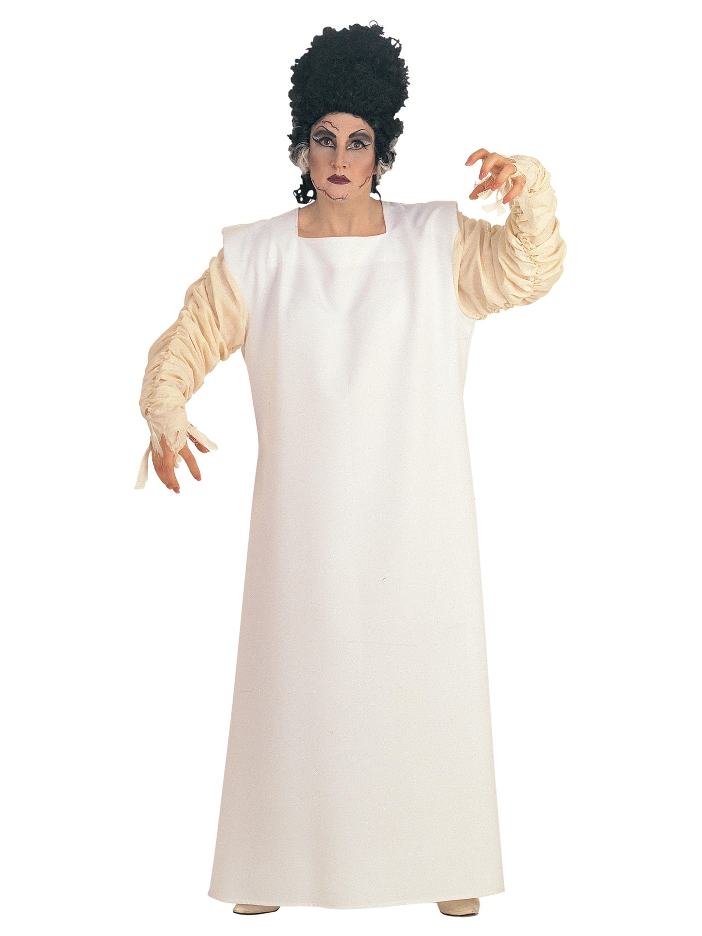 Free Shipping For Women's Plus Universal Monsters Bride of Frankenstein Costume