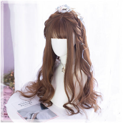 Free Shipping For Hivava Lolita Long Curly Brown Wig