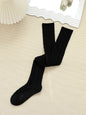 Casual Skinny Split-Joint Solid Color Stockings Accessories-Homeunderwear