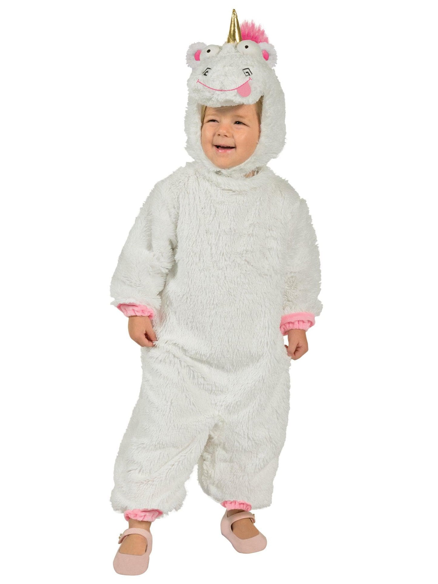 Free Shipping For Despicable Me Fluffy Unicorn Jumpsuit Costume for Toddlers