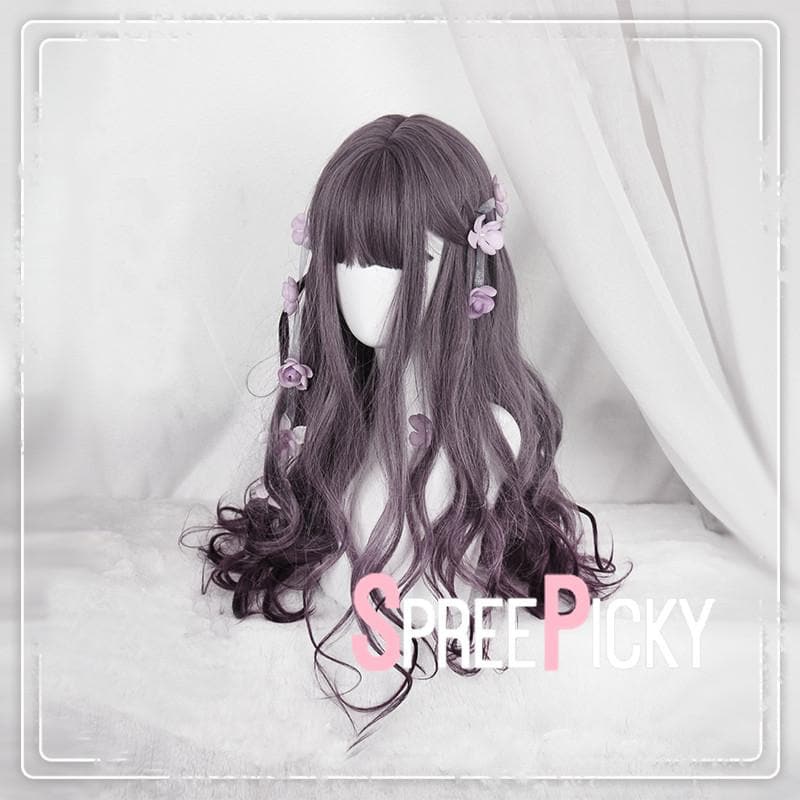 Free Shipping For Hivava Brown Pastel Gradient Lolita Curly Wig