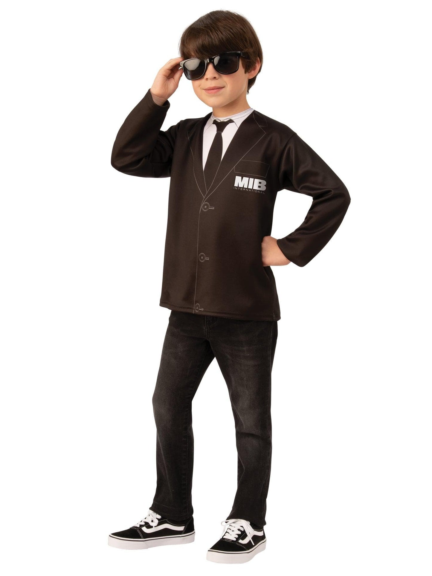 Free Shipping For Boys' Men In Black 4 Agent H Costume Top