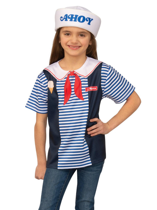 Free Shipping For Girls' Stranger Things Robin Scoops Ahoy Uniform Costume