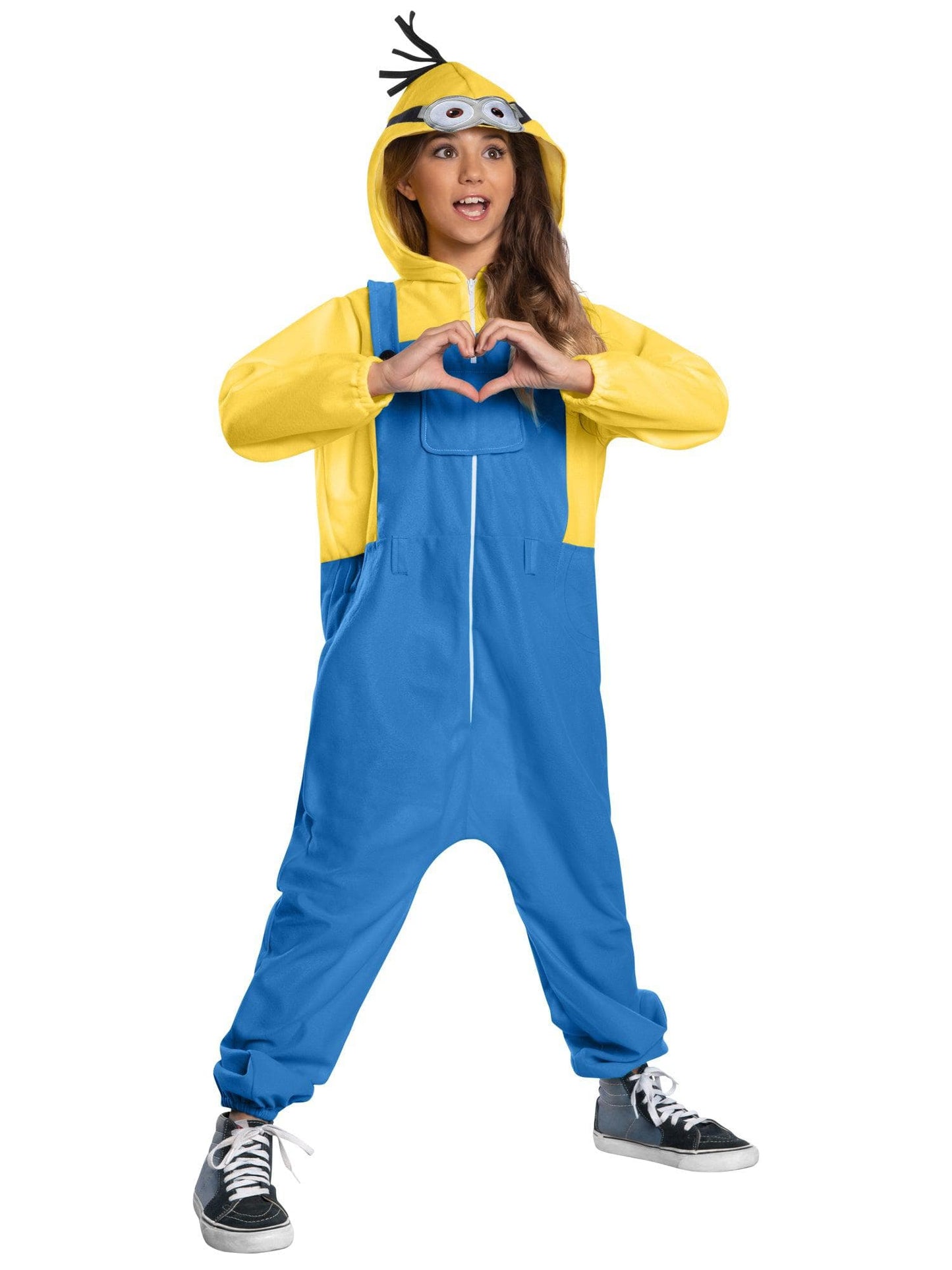 Free Shipping For Girls' Despicable Me Minion Oversized Jumpsuit Costume