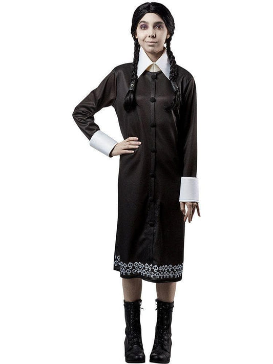 Free Shipping For Adult Addams Family Animated Wednesday Costume