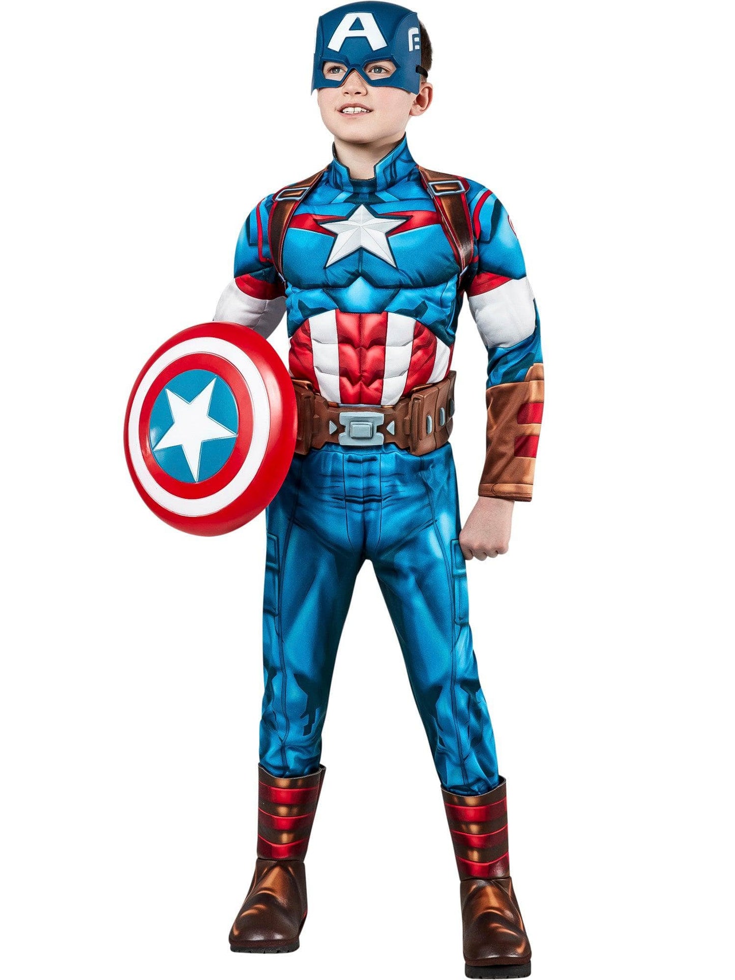 Free Shipping For Captain America Child Costume