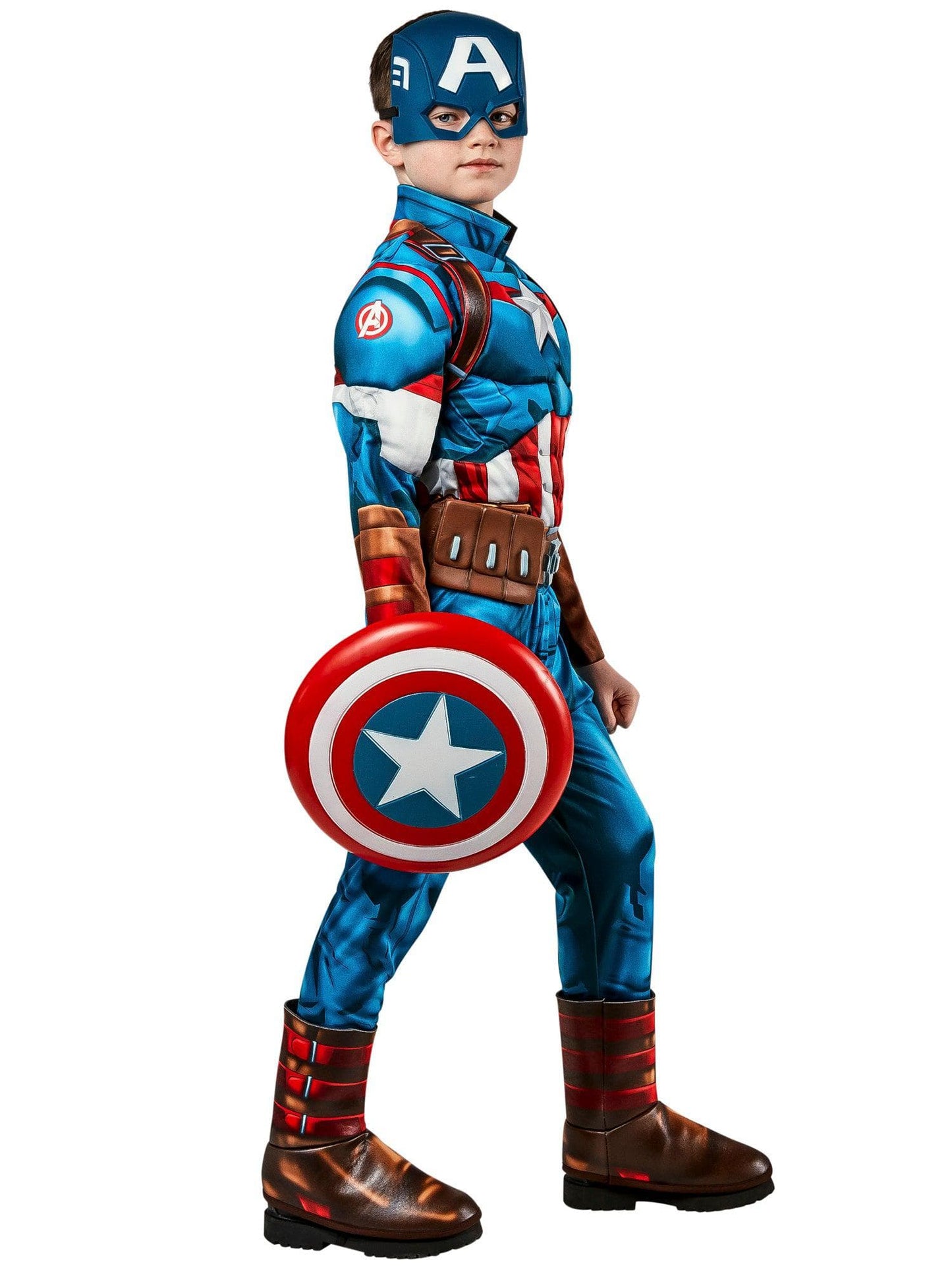 Free Shipping For Captain America Child Costume