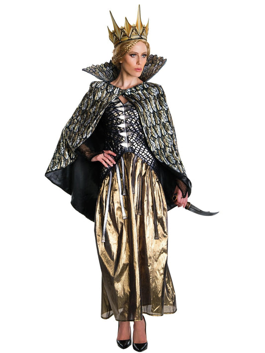 Free Shipping For Women's Snow White and the Huntsman Queen Ravenna Gold Costume