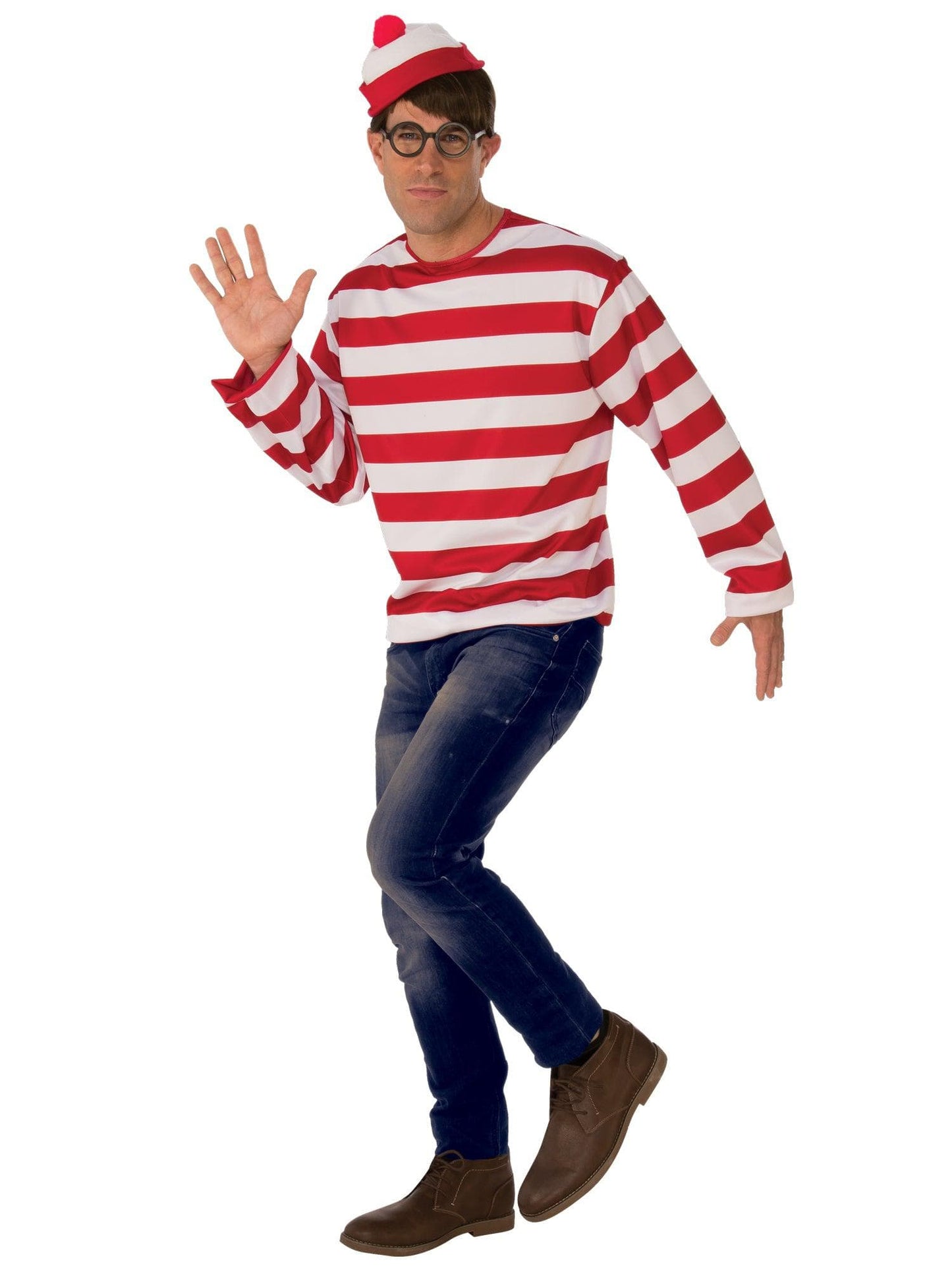 Free Shipping For Adult Where's Waldo Costume