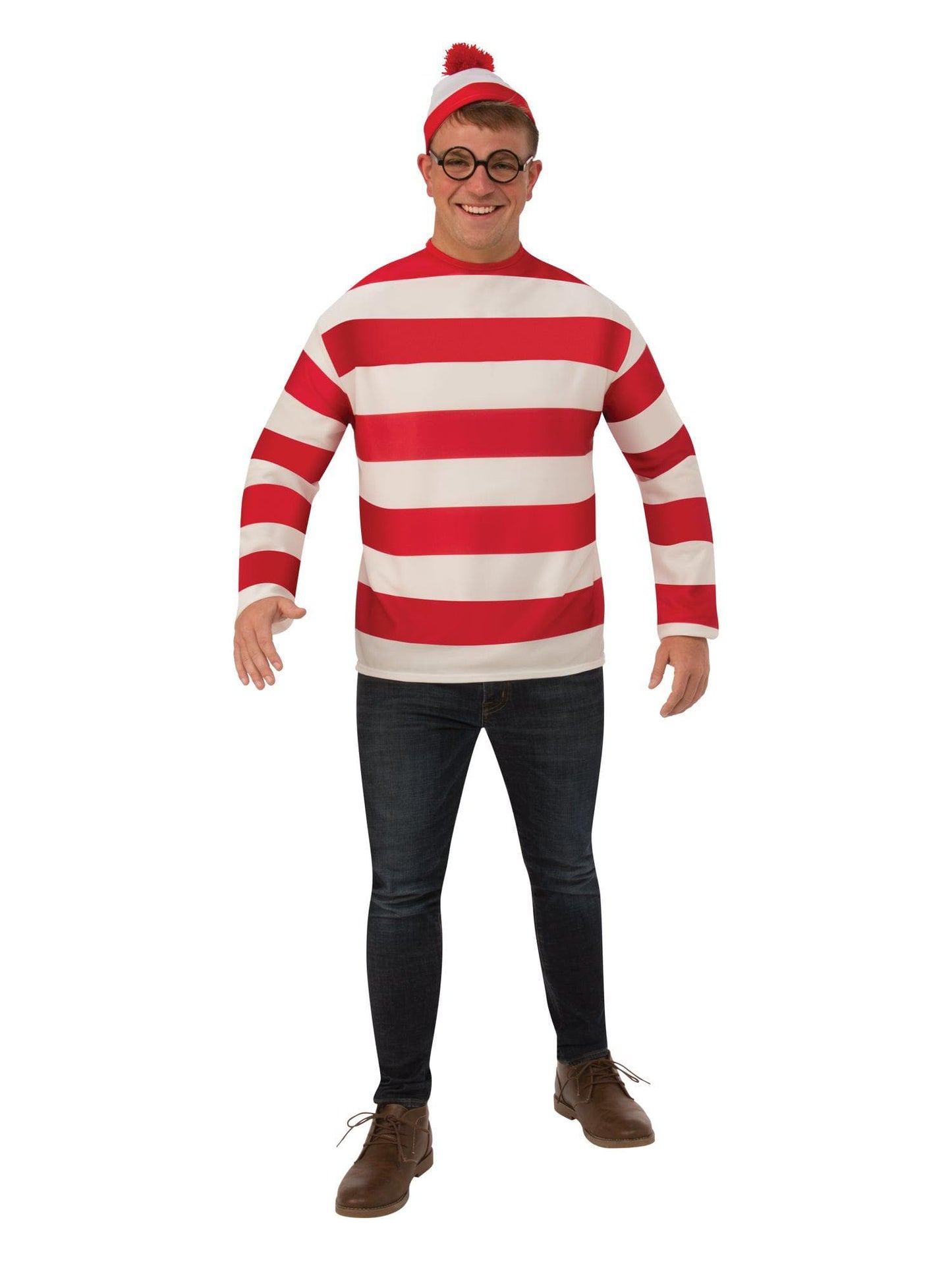 Free Shipping For Adult Plus Where's Waldo Costume