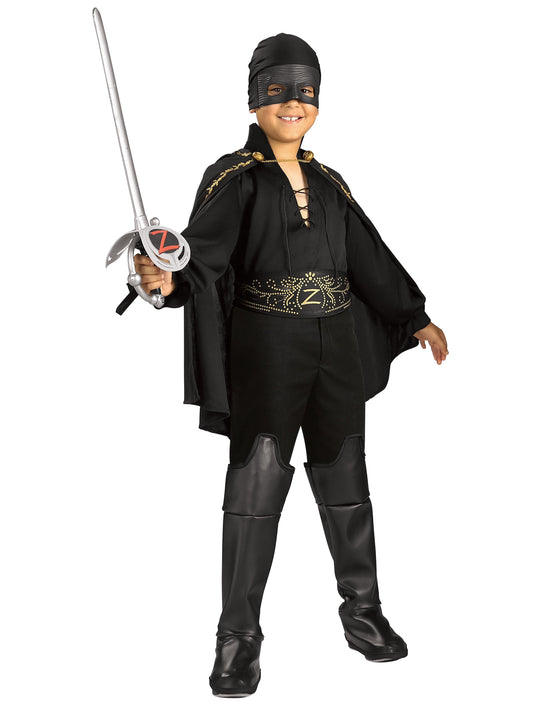 Free Shipping For Boys' Zorro Costume