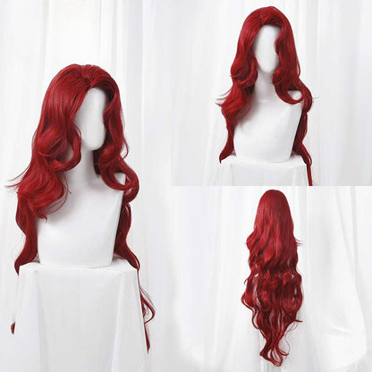 Free Shipping For Hivava Elegant Princess Bloddy Red Curly Wig