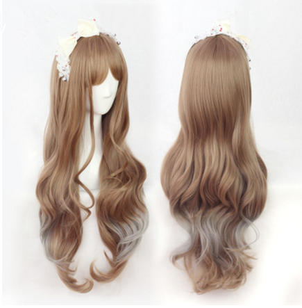 Free Shipping For Hivava Light Brown/Deep Brown Gradient Lolita Long Wig