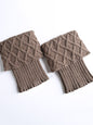 New Fashion Original Creation Keep Warm Jacquard Solid Color Leg Warmers Accessories-Homeundewear