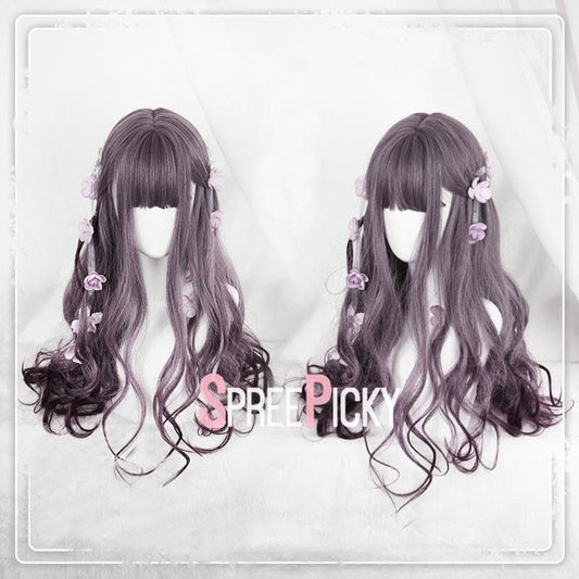 Free Shipping For Hivava Brown Pastel Gradient Lolita Curly Wig