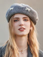 New Fashion Urban Wool Bow-Embellished Beret Hat-Homeundewear