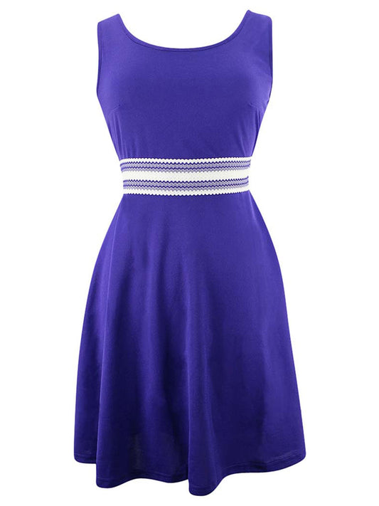 Sleeveless Summer Skater Dress