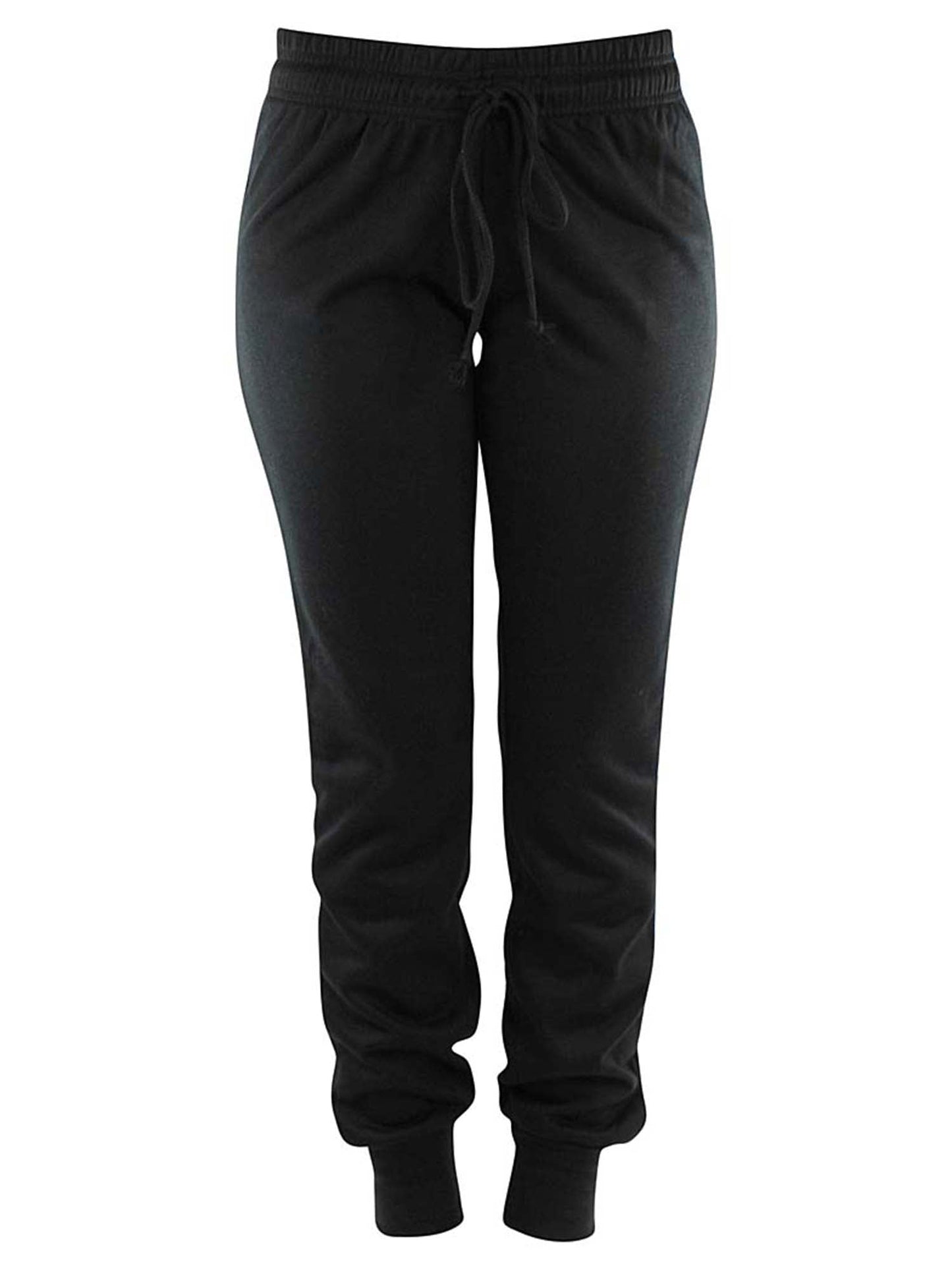 Drawstring Womens Jogger Exercise Sweatpants