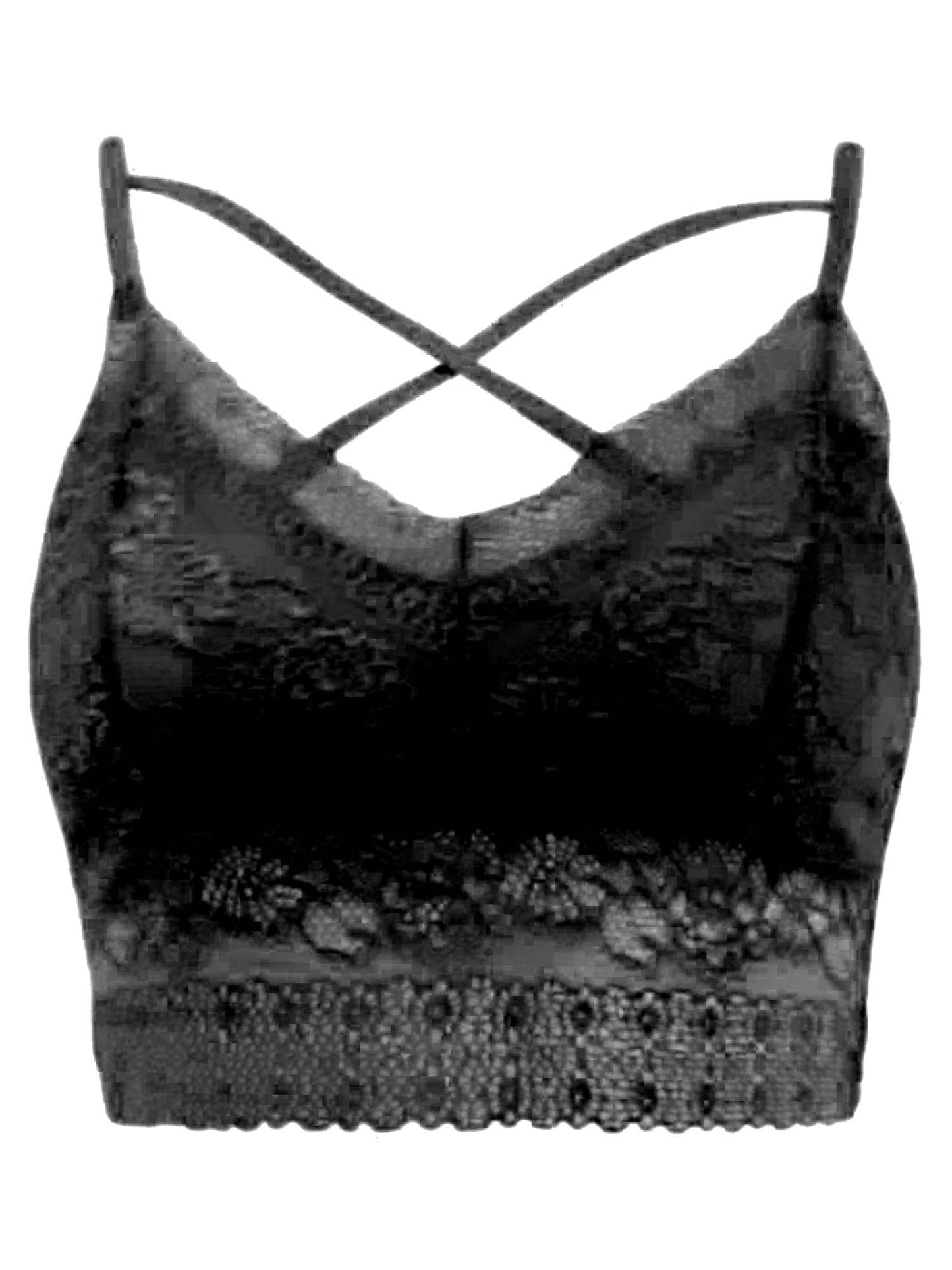 Lace Bralette With Front Detail