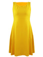 Simple Womens A-Line Sleeveless Dress With Pockets