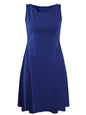 Simple Womens A-Line Sleeveless Dress With Pockets