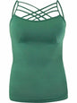 Womens Cage Top Plus Size Spaghetti Strap Tank Camisole