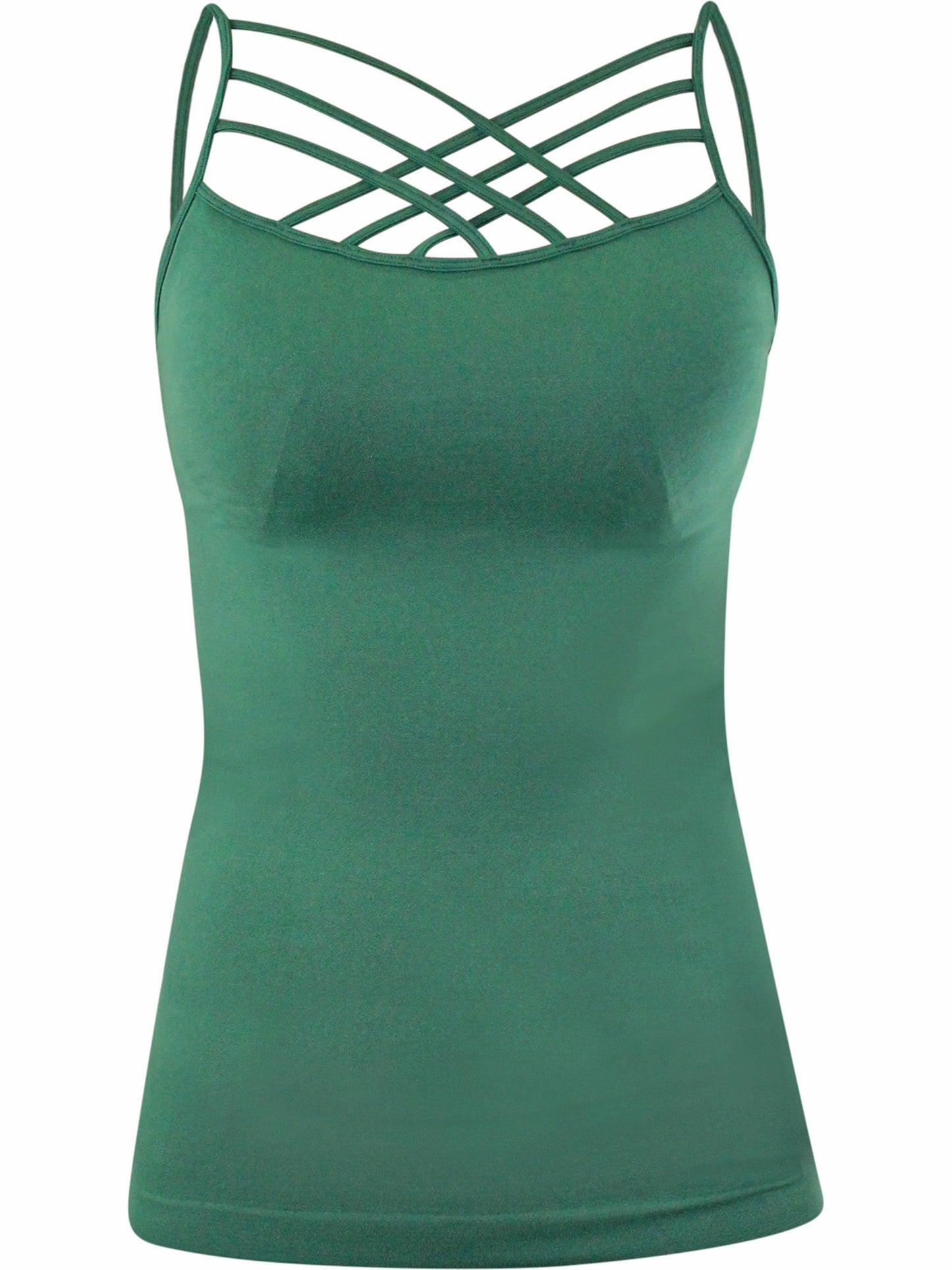 Womens Cage Top Spaghetti Strap Tank Camisole