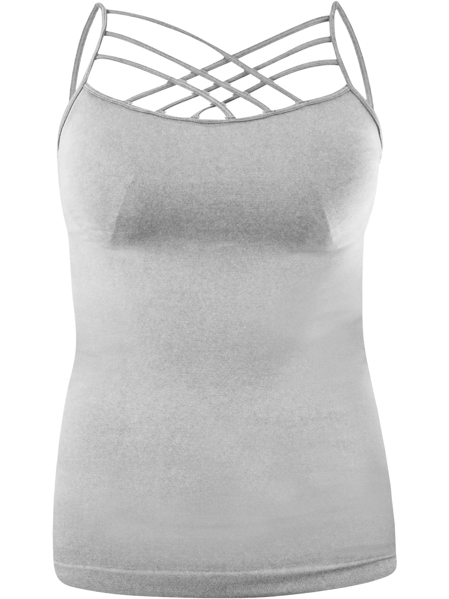 Womens Cage Top Plus Size Spaghetti Strap Tank Camisole