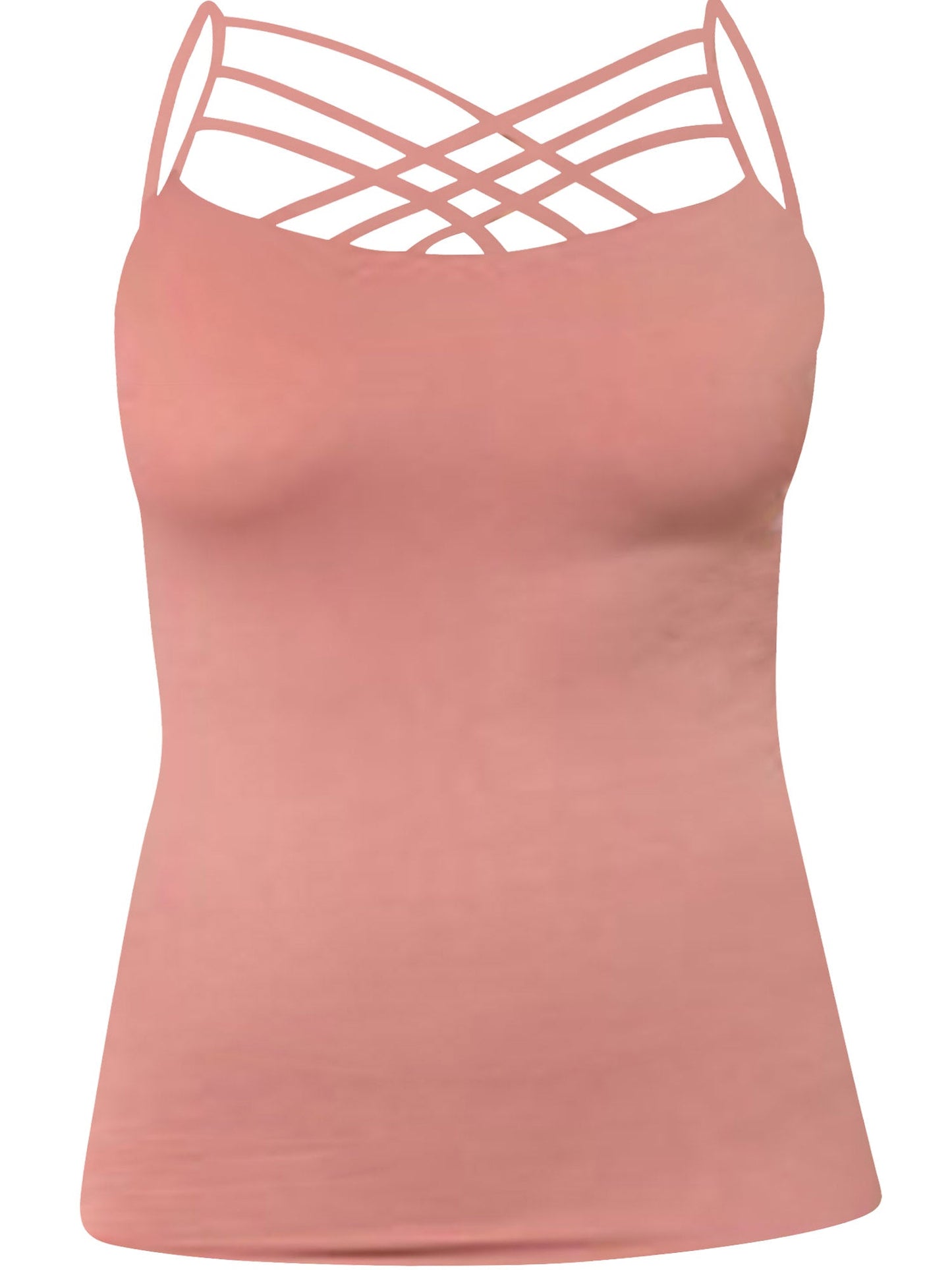 Womens Cage Top Plus Size Spaghetti Strap Tank Camisole