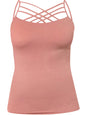 Womens Cage Top Plus Size Spaghetti Strap Tank Camisole