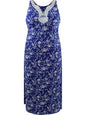 Floral Print Plus Size Sleeveless Maxi Dress