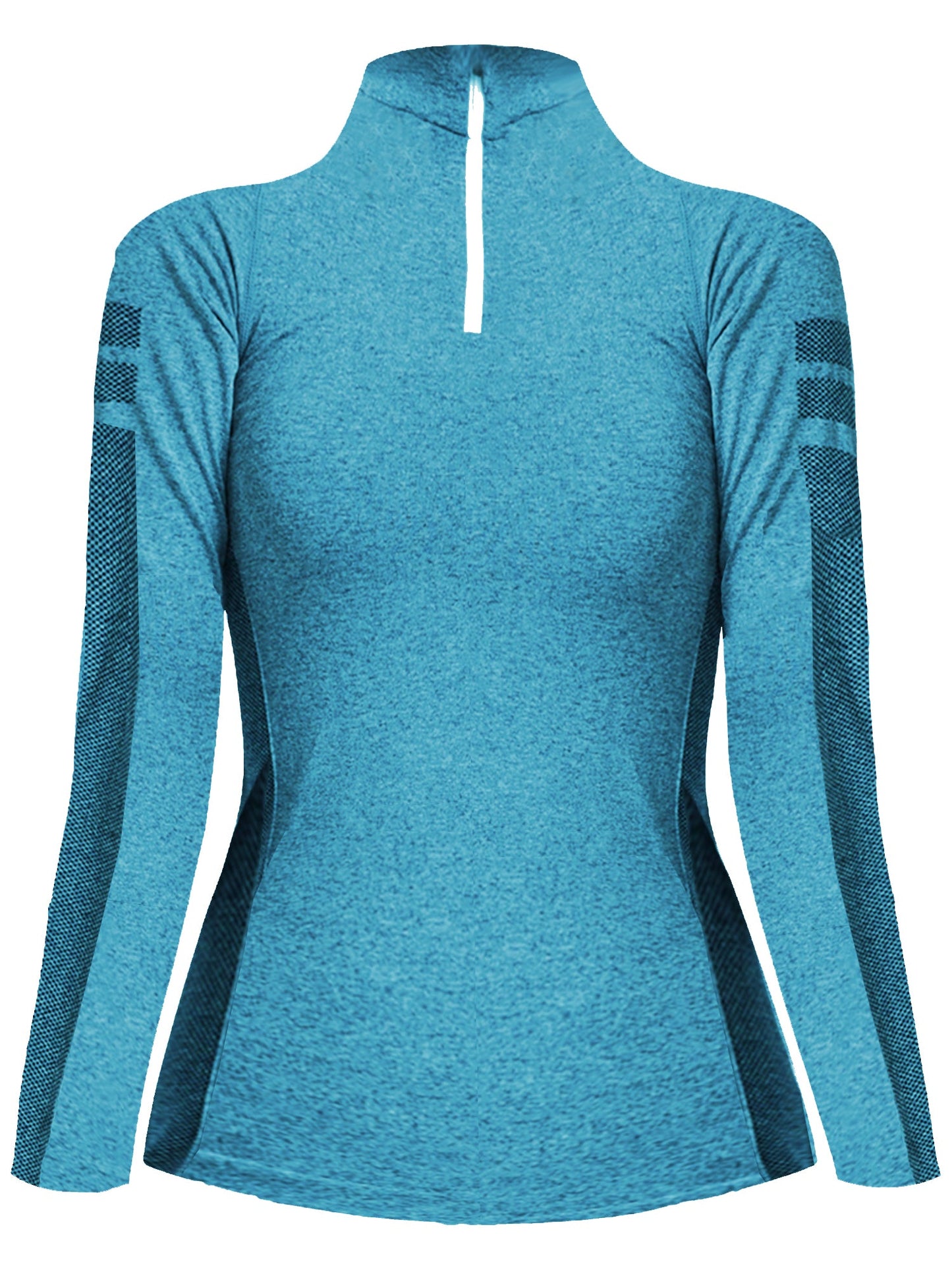 Sporty Active Quarter Zip Long Sleeve Pullover