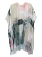 Art Deco Abstract Print Kimono Style Beach Cover Up