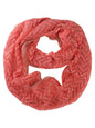 Chevron Lace Organza Infinity Scarf