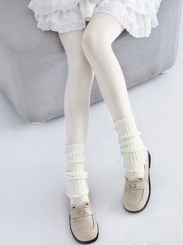 Sexy 600D lolita white tights