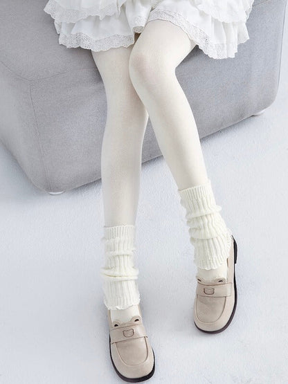 Sexy 600D lolita white tights