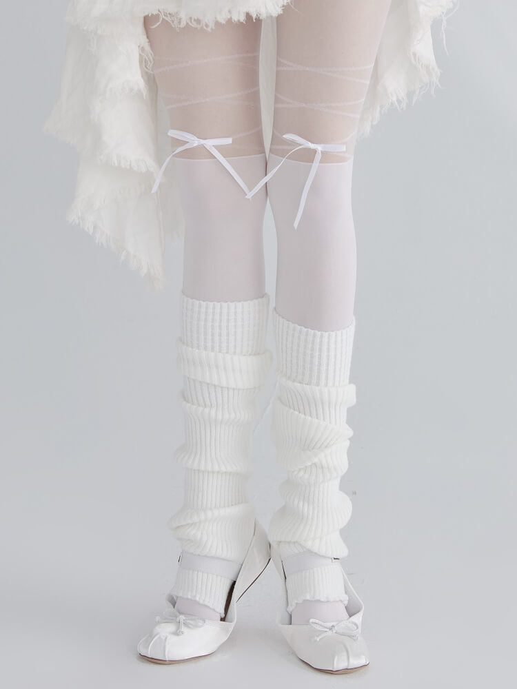 Sexy Aesthetic ribbon bow tights