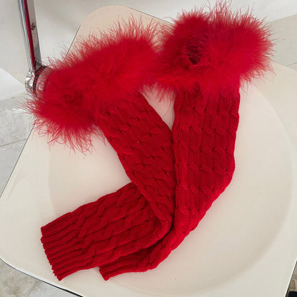 Sexy Aesthetic fluffy leg warmers