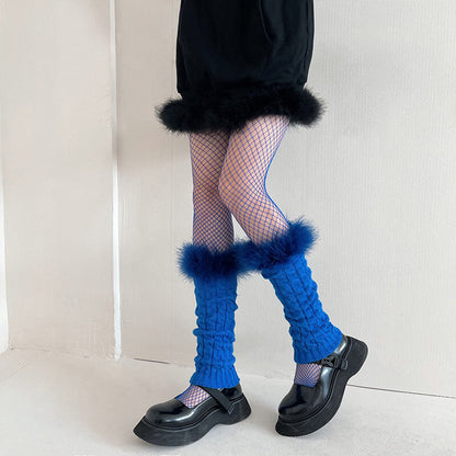 Sexy Aesthetic fluffy leg warmers