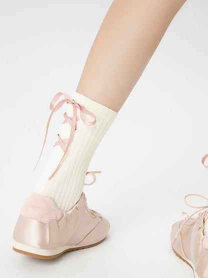 New Fashion Ballet core ribbon socks