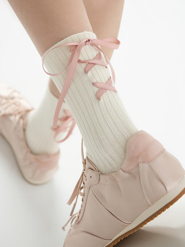 New Fashion Ballet core ribbon socks