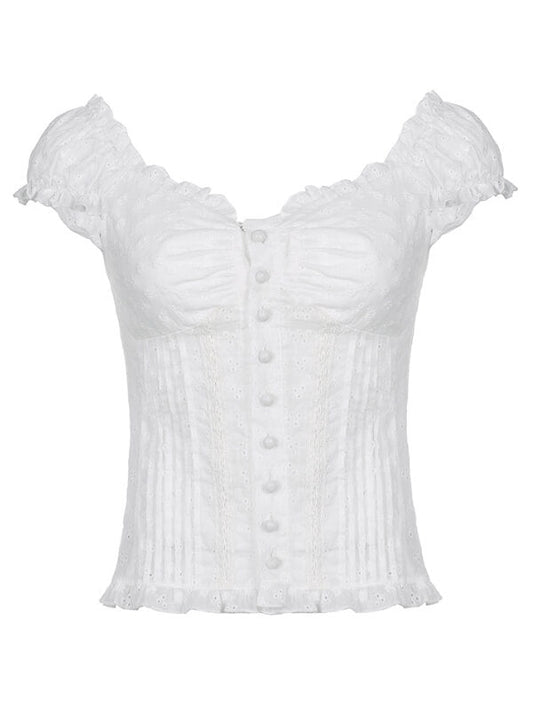 Ballet doll puff top