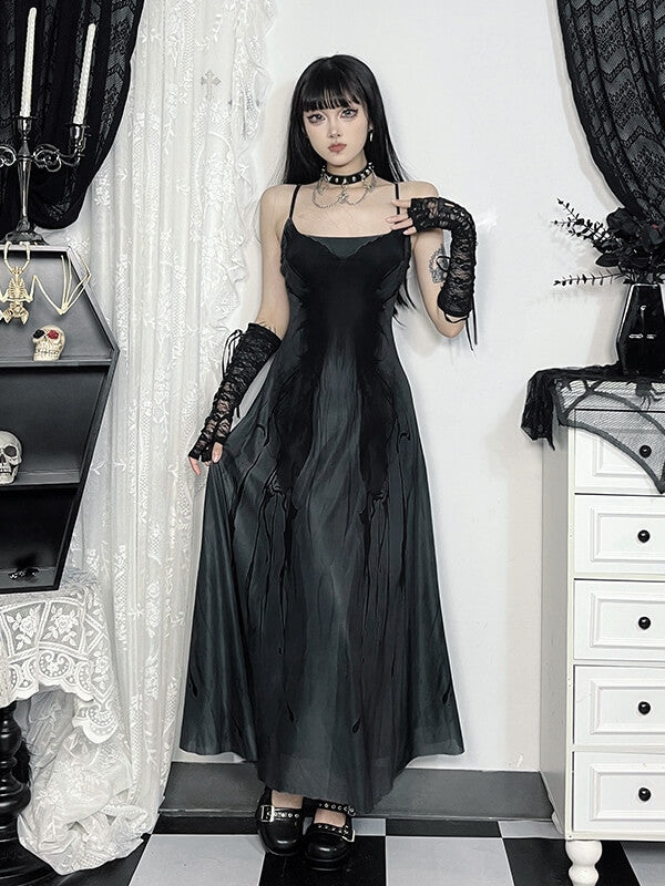 New Fashion Butterfly gothic mesh dress